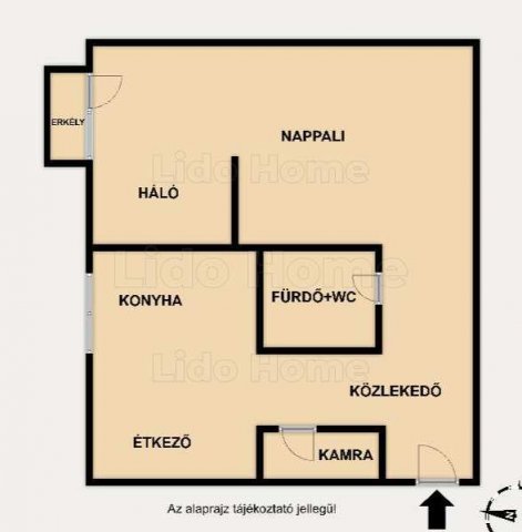 Eladó téglalakás, Herenden 49 M Ft, 1 szobás