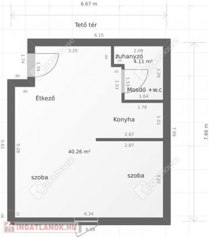 Eladó családi ház, Monorierdőn 46.9 M Ft, 3 szobás