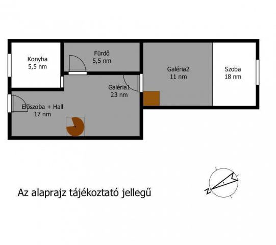 Eladó téglalakás, Budapesten, VIII. kerületben 67 M Ft, 1 szobás