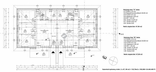 Eladó ikerház, Siófokon 75.9 M Ft, 4 szobás