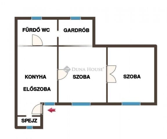 Eladó családi ház, Vecsésen 49.5 M Ft, 2 szobás