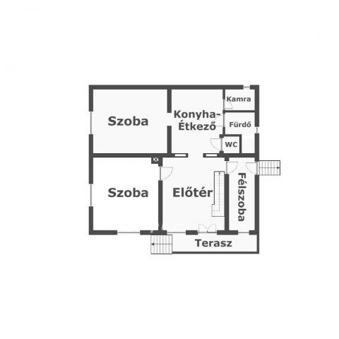 Eladó családi ház, Ivádon 25 M Ft, 4+1 szobás