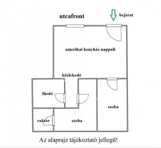 Eladó téglalakás, Budapesten, VII. kerületben 62.9 M Ft