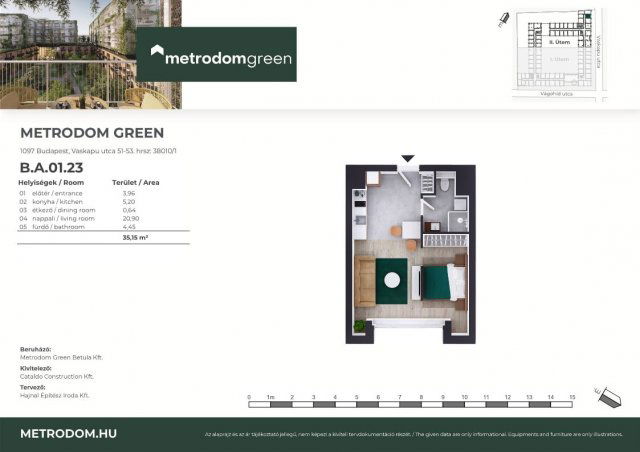 Eladó téglalakás, Budapesten, IX. kerületben, Vaskapu utcában