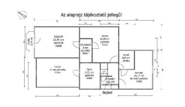 Eladó téglalakás, Győrött 80 M Ft, 3 szobás