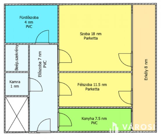 Eladó téglalakás, Salgótarjánban 22.5 M Ft, 2 szobás