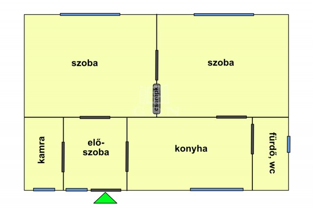 Eladó családi ház, Kemencén 27.9 M Ft, 2 szobás