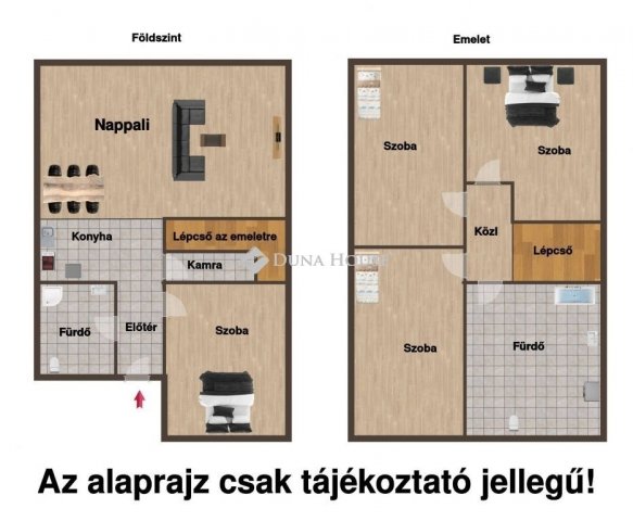 Eladó ikerház, Vácrátóton 94.9 M Ft, 5 szobás