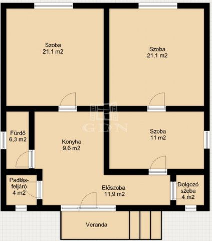 Eladó családi ház, Veszprémben 139 M Ft, 3+1 szobás