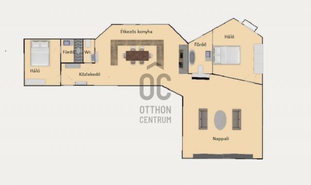 Eladó téglalakás, Budapesten, VI. kerületben 269 M Ft, 3 szobás