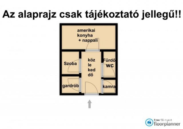 Eladó téglalakás, Szegeden 45 M Ft, 2 szobás