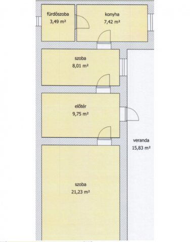 Eladó családi ház, Viszneken 14.99 M Ft, 2+1 szobás
