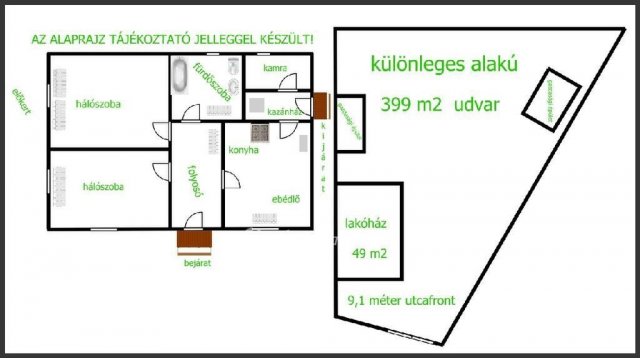 Eladó családi ház, Hajdúnánáson 41 M Ft, 2 szobás