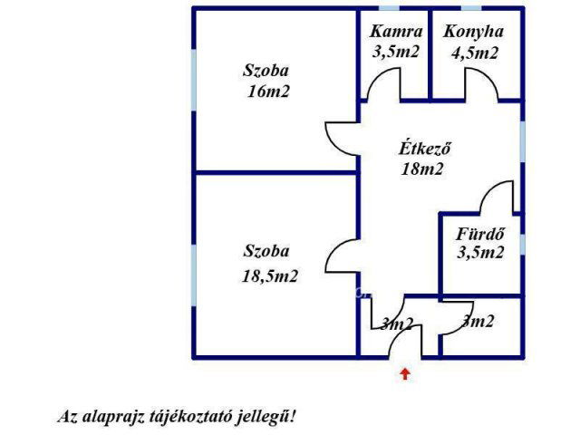 Eladó családi ház, Kötegyánon 9.5 M Ft, 2 szobás