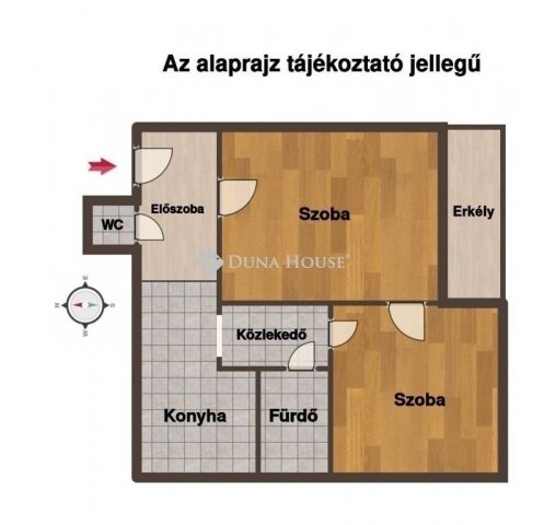 Eladó téglalakás, Budapesten, IV. kerületben 62.9 M Ft, 2 szobás