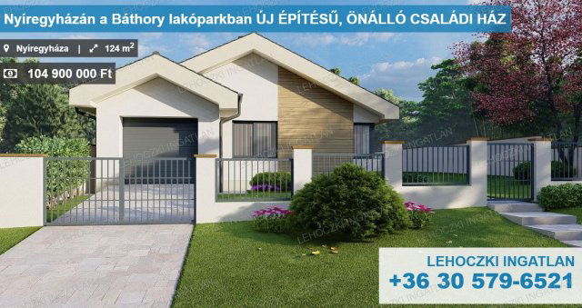 Eladó családi ház, Nyíregyházán 104.9 M Ft, 4 szobás