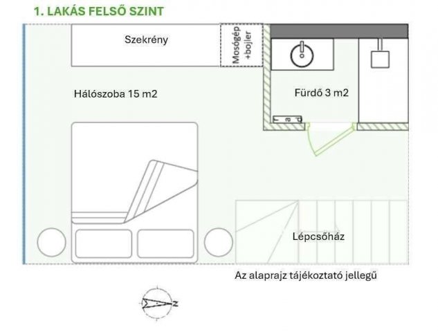 Eladó téglalakás, Budapesten, VI. kerületben 55 M Ft, 2 szobás