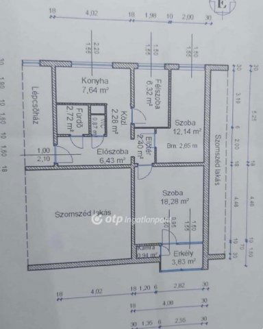 Eladó panellakás, Nagykőrösön 34 M Ft, 2+1 szobás