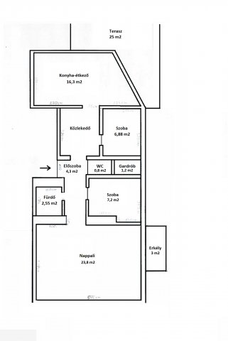 Eladó téglalakás, Budapesten, IV. kerületben 90 M Ft, 2+1 szobás