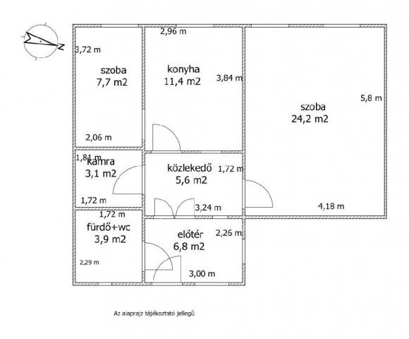 Eladó ikerház, Dobán 11.99 M Ft, 1+1 szobás
