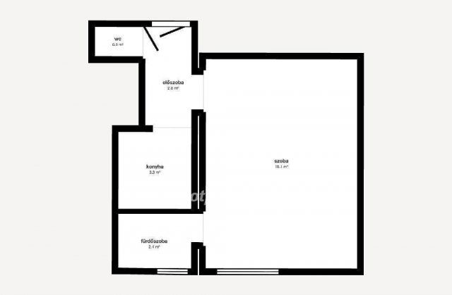 Eladó téglalakás, Miskolcon 22.9 M Ft, 1 szobás