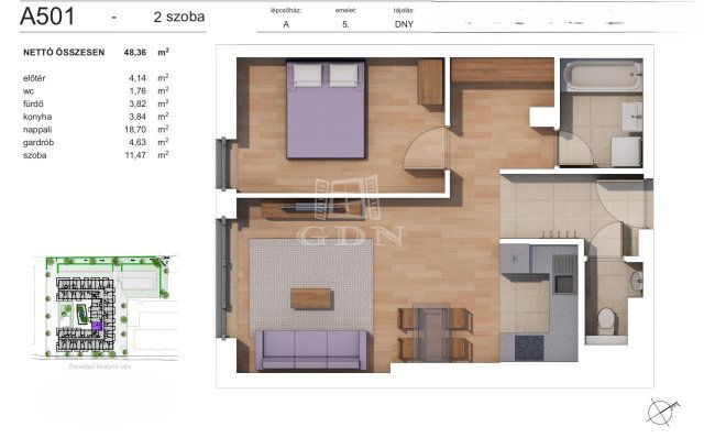 Eladó téglalakás, Budapesten, XIV. kerületben 76.8 M Ft
