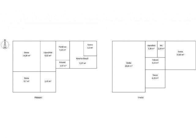 Eladó családi ház, Abasáron 27 M Ft, 3+1 szobás
