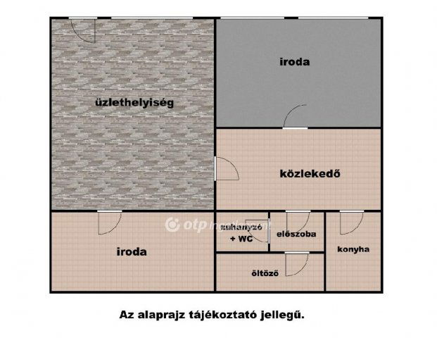 Kiadó üzlethelyiség, Szolnokon 480 E Ft / hó