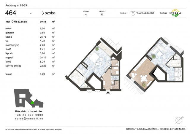 Eladó téglalakás, Budapesten, VI. kerületben, Andrássy úton