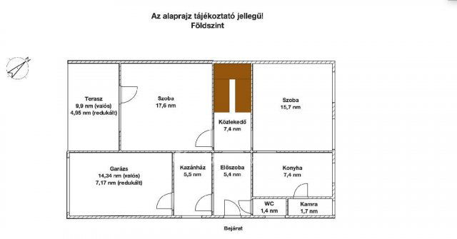 Eladó családi ház, Gicen 32 M Ft, 3+2 szobás