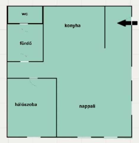 Eladó téglalakás, Kecskeméten 62 M Ft, 2 szobás