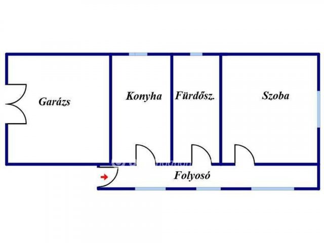 Eladó családi ház, Biharkeresztesen 15 M Ft, 1 szobás