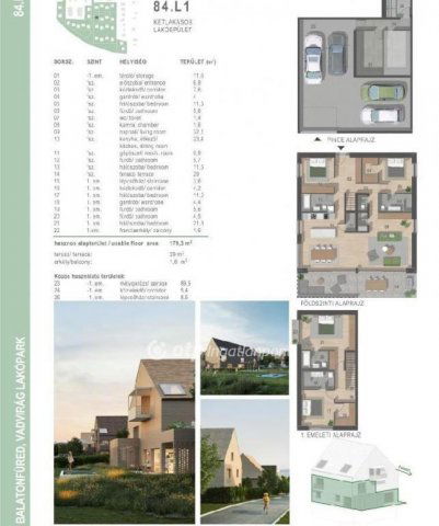 Eladó téglalakás, Balatonfüreden 154 M Ft, 3+1 szobás