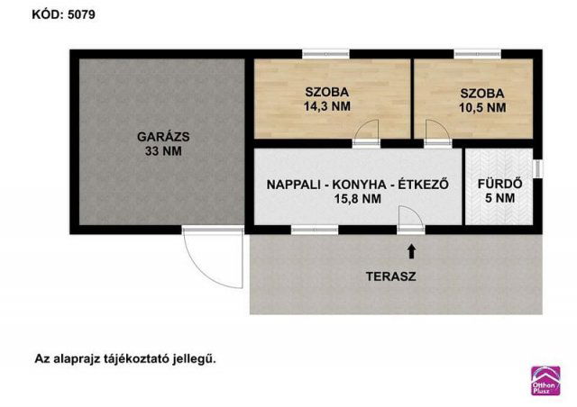 Eladó családi ház, Ercsiben 54 M Ft, 3 szobás