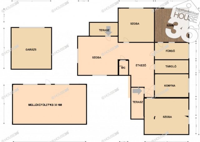Eladó családi ház, Lajosmizsén 56.99 M Ft, 5 szobás