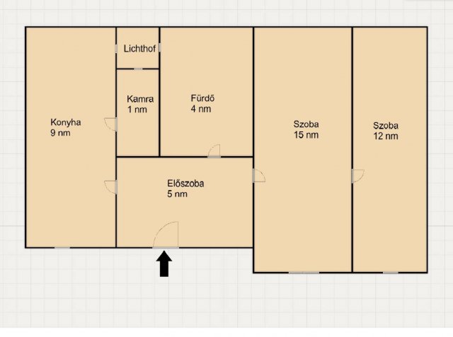 Eladó téglalakás, Budapesten, IX. kerületben 59.99 M Ft