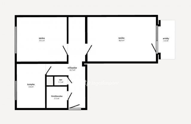 Eladó panellakás, Miskolcon 34.9 M Ft, 2 szobás