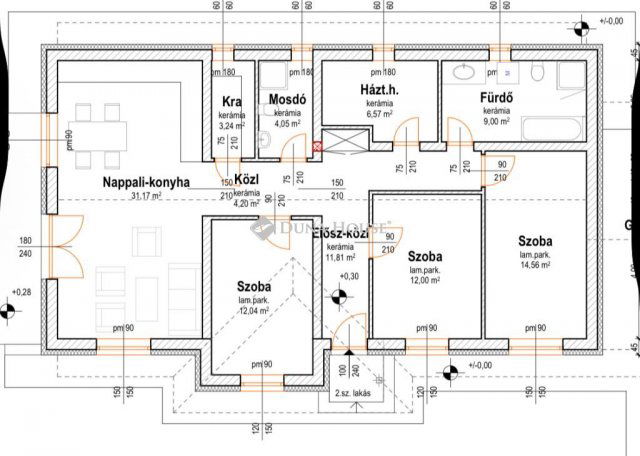 Eladó ikerház, Dánszentmiklóson 89.9 M Ft, 4 szobás