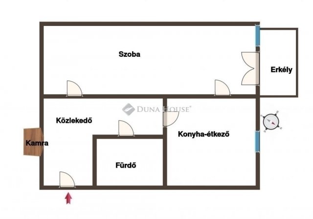 Eladó téglalakás, Kecskeméten 33 M Ft, 1 szobás