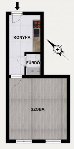 Kiadó téglalakás, albérlet, VII. kerületben, Nefelejcs utcában