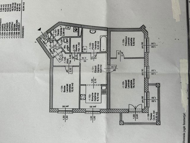 Kiadó téglalakás, albérlet, Miskolcon 220 E Ft / hó, 2+1 szobás