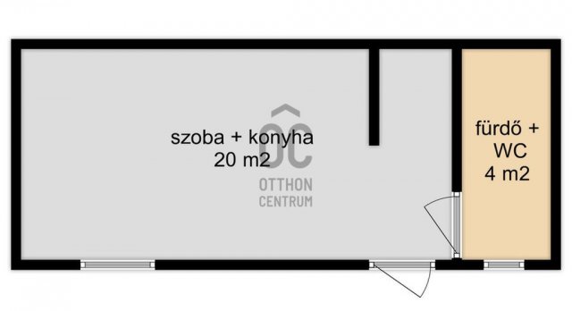 Eladó téglalakás, Nagykanizsán 8.9 M Ft, 1 szobás