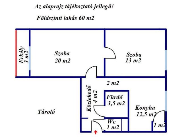 Eladó téglalakás, Gyulán 35.9 M Ft, 2 szobás