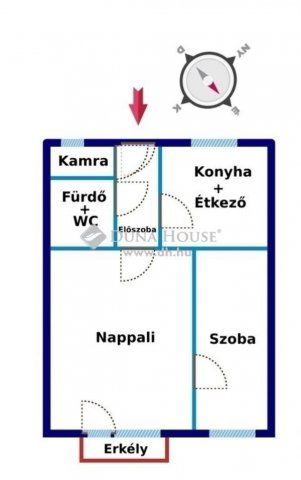 Eladó téglalakás, Budapesten, XIX. kerületben 48.5 M Ft