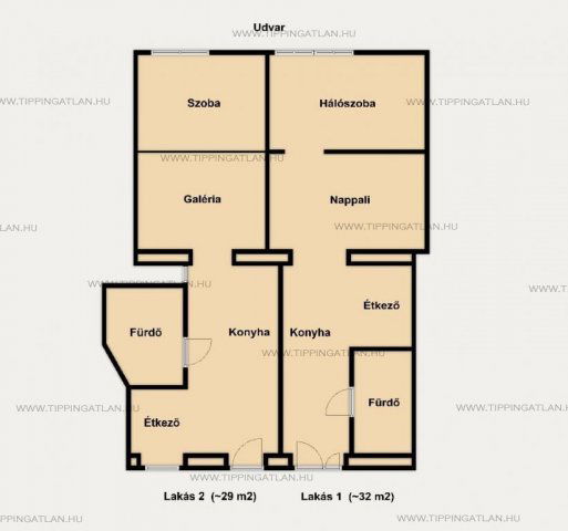 Eladó téglalakás, VI. kerületben, Székely Bertalan utcában