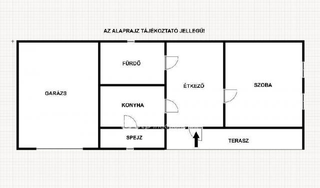 Eladó családi ház, Abonyban 32 M Ft, 1 szobás