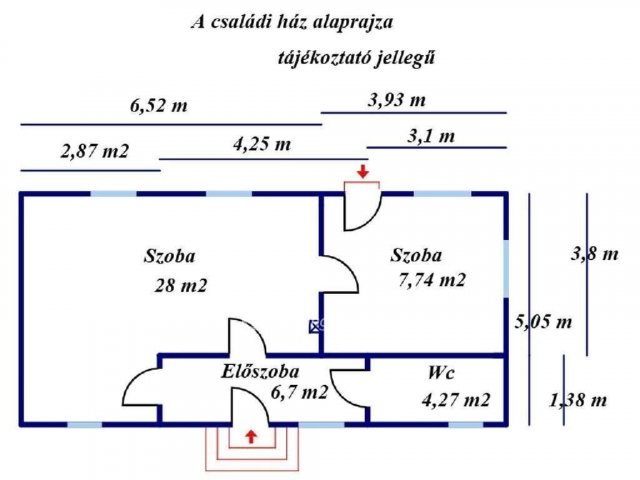 Eladó családi ház, Lajosmizsén 20 M Ft, 2 szobás