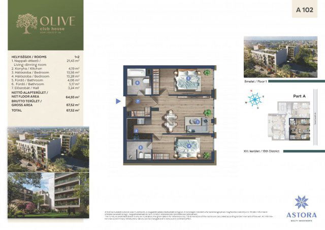 Eladó téglalakás, XIII. kerületben, Szent László úton