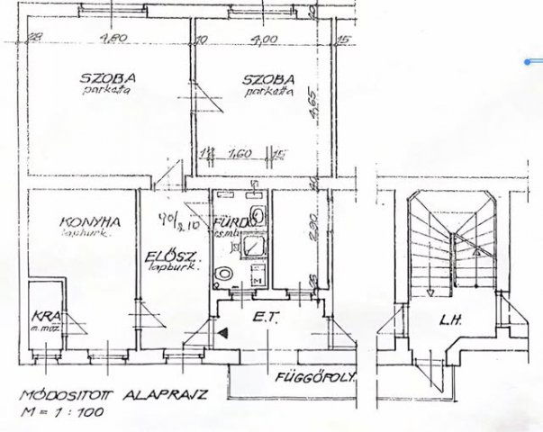 Eladó téglalakás, Pécsett, Lyceum utcában 63 M Ft, 2+1 szobás