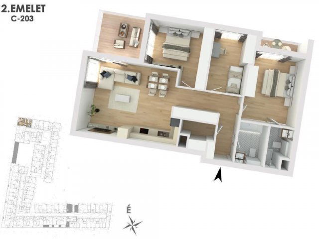 Eladó téglalakás, Budapesten, XIII. kerületben 150.67 M Ft